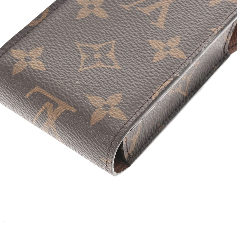 LOUIS VUITTON ルイヴィトン モノグラム シガレットケース ブラウン M63024 レディース モノグラムキャンバス ブランド小物 Bランク 中古 銀蔵