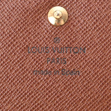 LOUIS VUITTON ルイヴィトン ポルトフォイユ トレゾール ブラウン M61736 メンズ モノグラムキャンバス 二つ折り財布 Bランク 中古 銀蔵