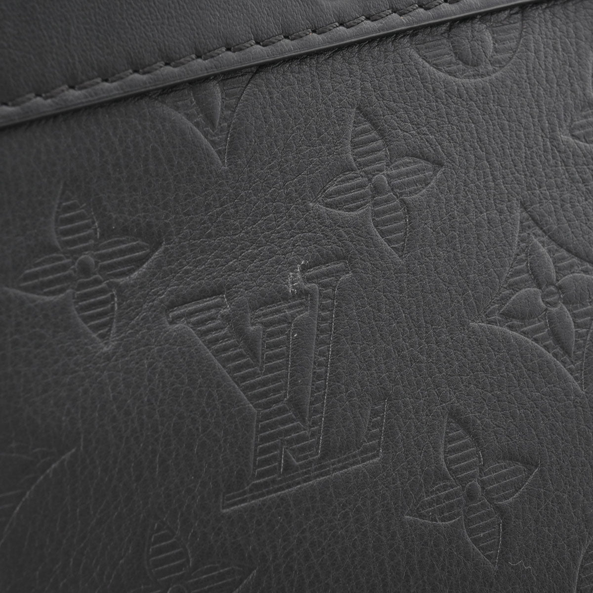 ルイヴィトンダヌーブ PM 43036 黒 メンズ レザー ショルダーバッグ  