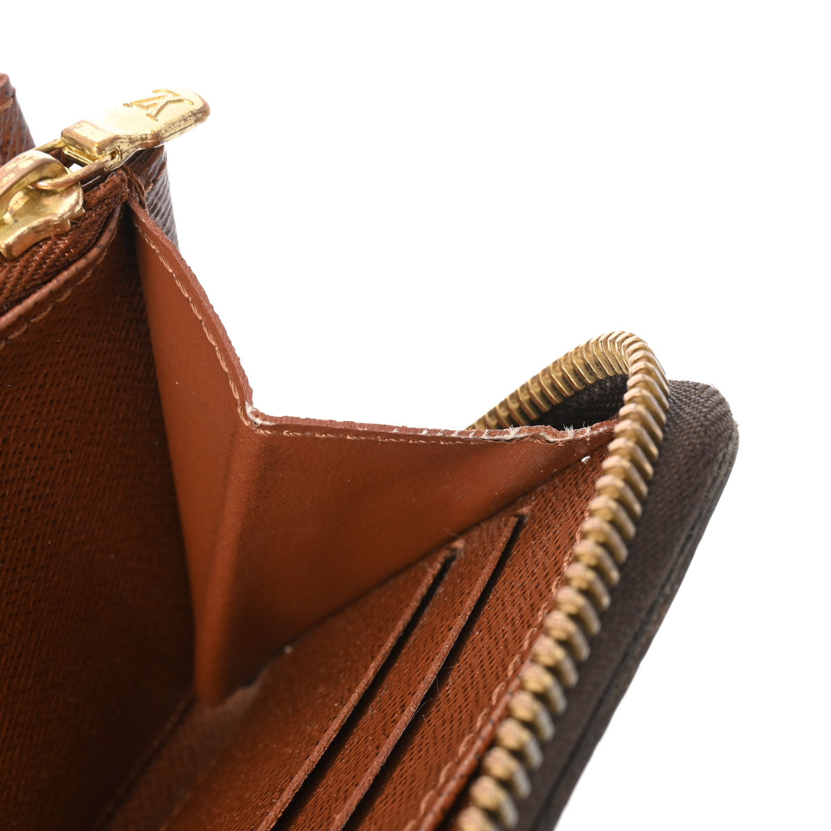 ルイヴィトンジッピーウォレット 旧型 14145 ブラウン ユニセックス