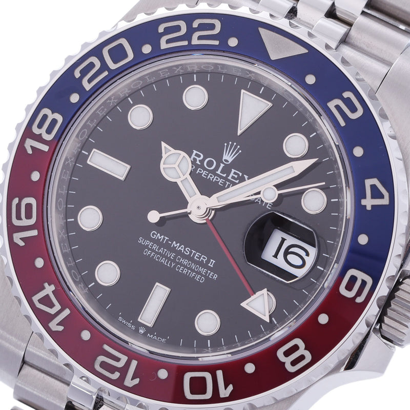 【現金特価】ROLEX ロレックス GMTマスター2 ジュビリー 2023年9月 126710BLRO メンズ SS 腕時計 自動巻き ブラック文字盤 未使用 銀蔵