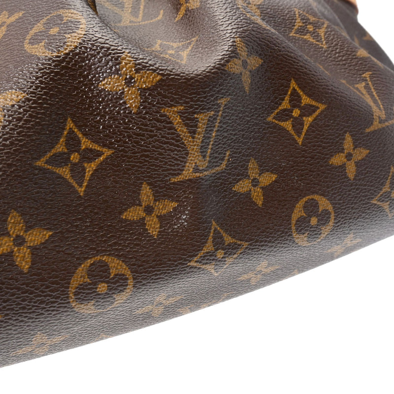 LOUIS VUITTON ルイヴィトン モノグラム ティヴォリ PM ブラウン M40143 レディース モノグラムキャンバス ハンドバッグ ABランク 中古 銀蔵