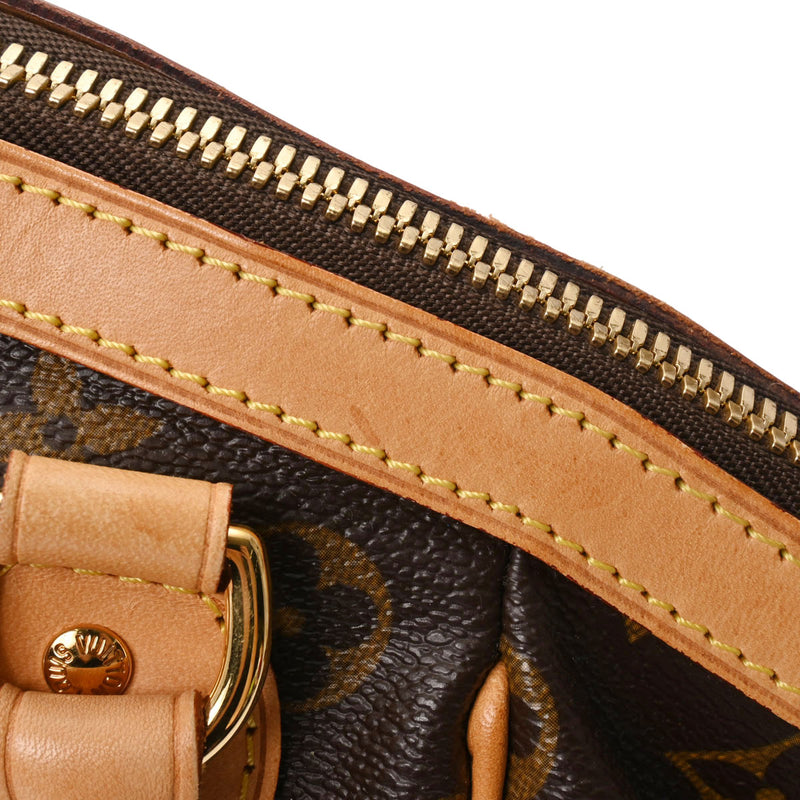 LOUIS VUITTON ルイヴィトン モノグラム ティヴォリ PM ブラウン M40143 レディース モノグラムキャンバス ハンドバッグ ABランク 中古 銀蔵