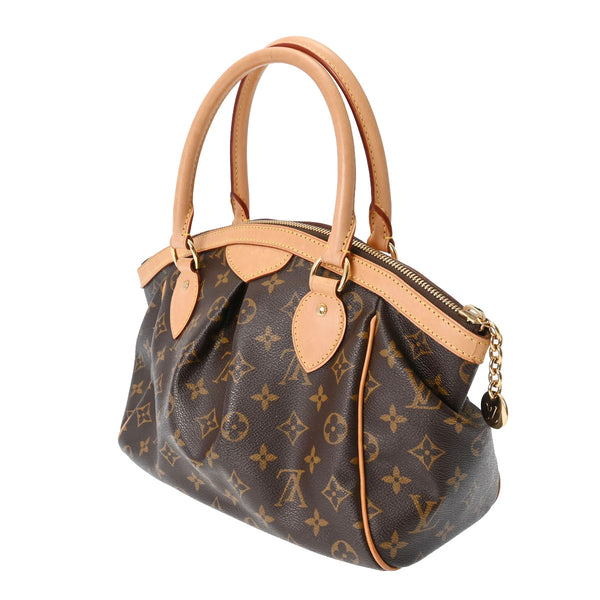 LOUIS VUITTON ルイヴィトン モノグラム ティヴォリ PM ブラウン M40143 レディース モノグラムキャンバス ハンドバッグ ABランク 中古 銀蔵