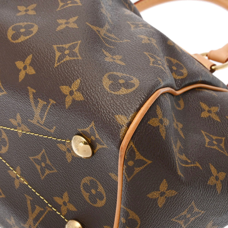 LOUIS VUITTON ルイヴィトン モノグラム ティヴォリ PM ブラウン M40143 レディース モノグラムキャンバス ハンドバッグ ABランク 中古 銀蔵