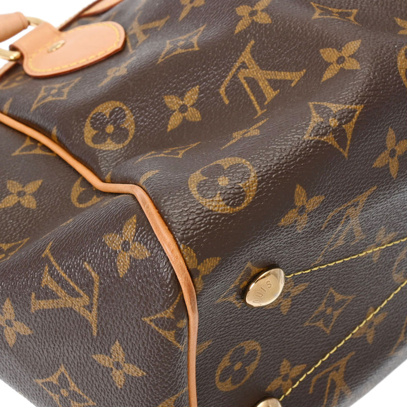 LOUIS VUITTON ルイヴィトン モノグラム ティヴォリ PM ブラウン M40143 レディース モノグラムキャンバス ハンドバッグ ABランク 中古 銀蔵