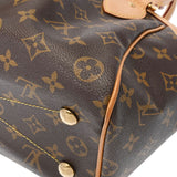 LOUIS VUITTON ルイヴィトン モノグラム ティヴォリ PM ブラウン M40143 レディース モノグラムキャンバス ハンドバッグ ABランク 中古 銀蔵