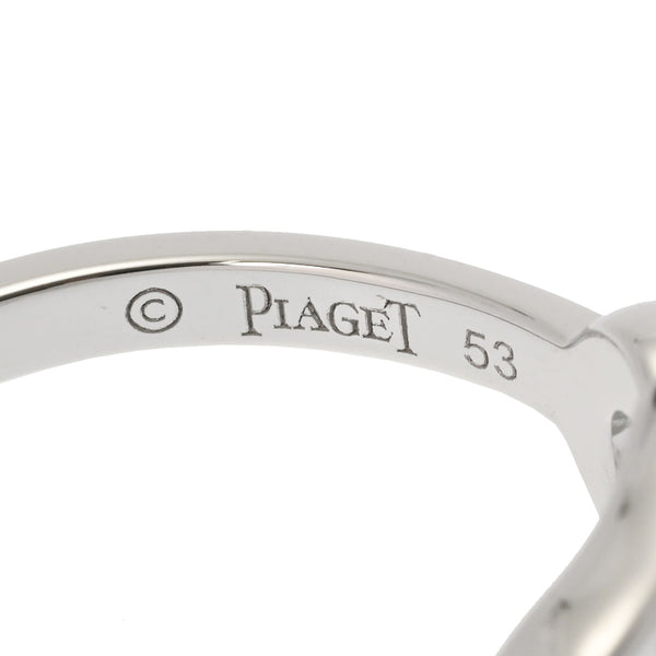 PIAGET ピアジェ ライムライトハートリング ダイヤ #53 13号 レディース K18ホワイトゴールド リング・指輪 Aランク 中古 銀蔵