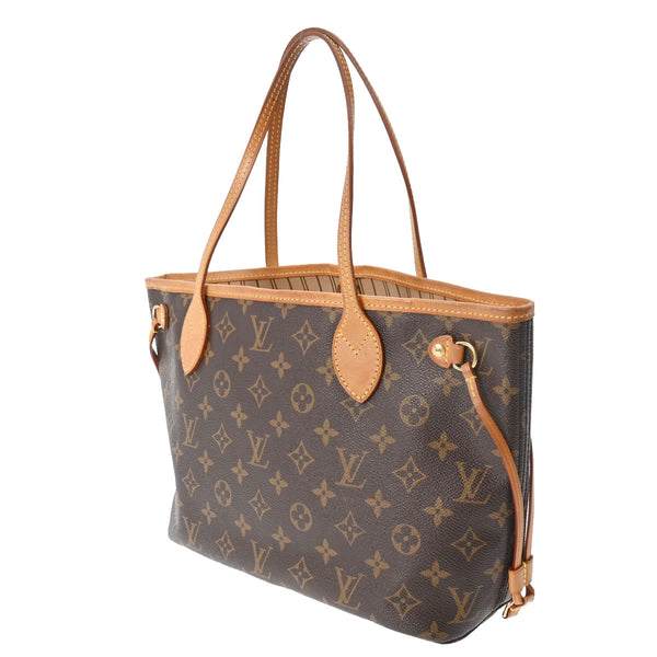 LOUIS VUITTON ルイヴィトン モノグラム ネヴァーフル PM 旧型 ブラウン M40155 レディース モノグラムキャンバス ハンドバッグ Bランク 中古 銀蔵