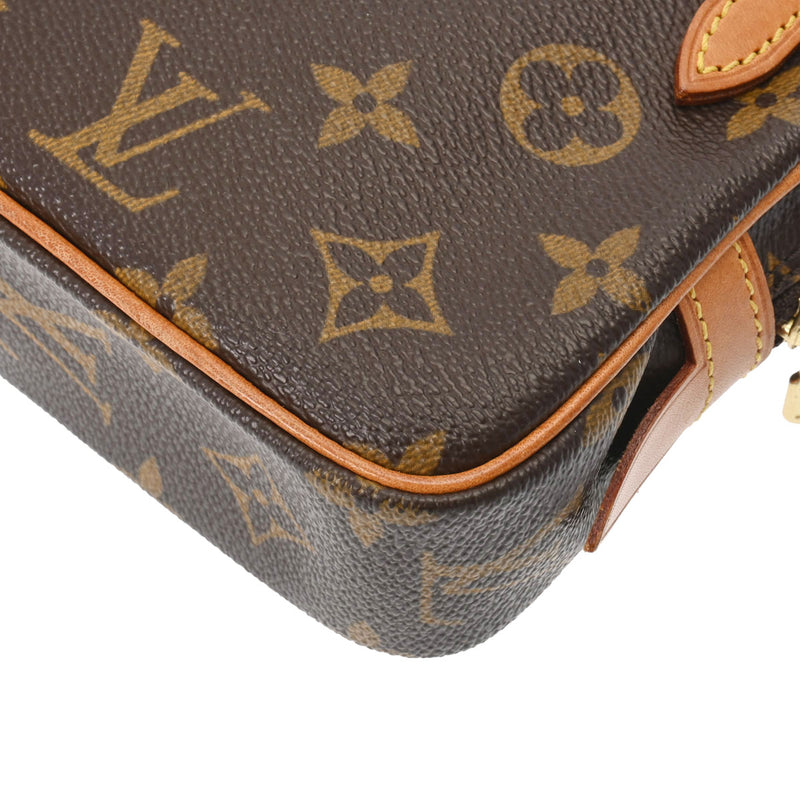 LOUIS VUITTON ルイヴィトン モノグラム ポシェット マルリーバンドリエール ブラウン M51828 レディース モノグラムキャンバス ショルダーバッグ Bランク 中古 銀蔵