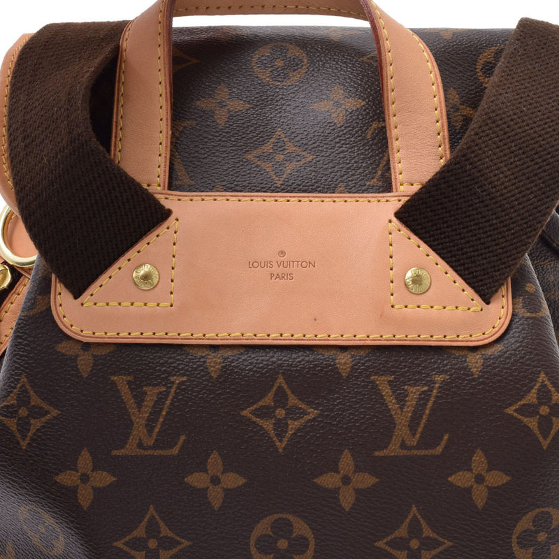 LOUIS VUITTON Louis Vuitton case ad boss fall monogram brown unisex monogram canvas rucksack day pack M40107 is used