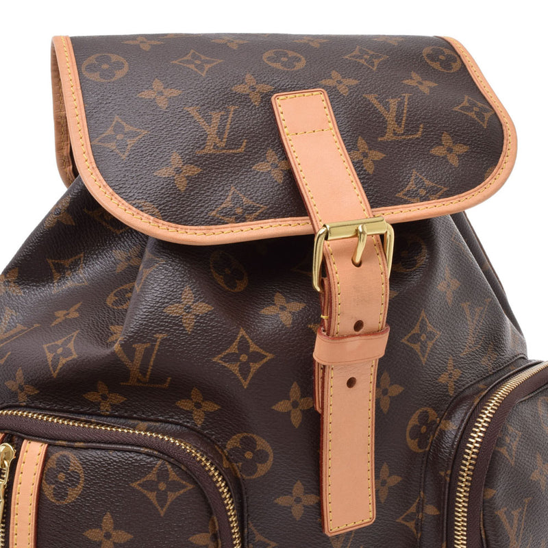 LOUIS VUITTON Louis Vuitton case ad boss fall monogram brown unisex monogram canvas rucksack day pack M40107 is used