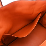 HERMES エルメス バーキン40 オレンジ シルバー金具 □M刻印(2009年頃) ユニセックス トゴ ハンドバッグ ABランク 中古 銀蔵