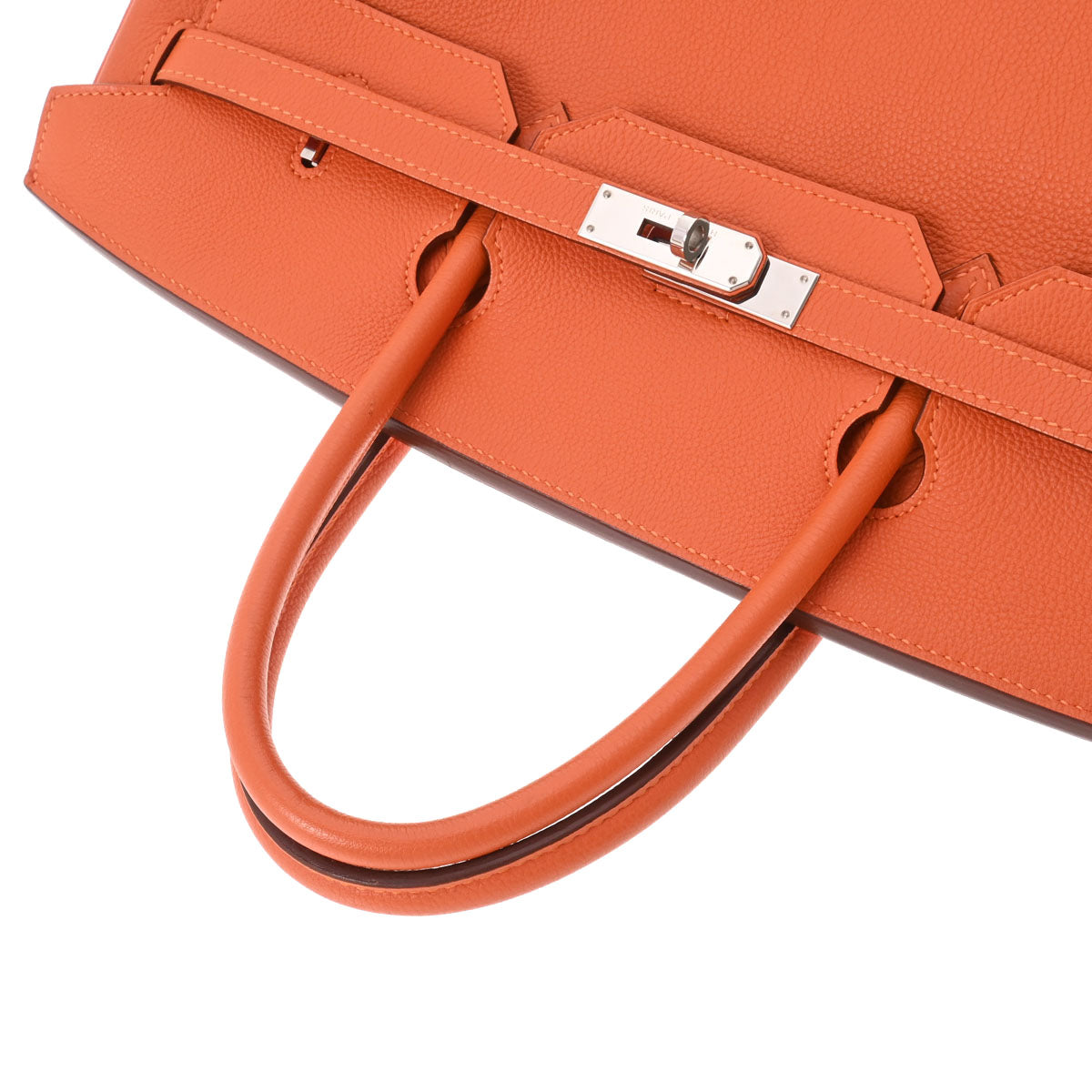 Hermès オレンジ箱　バーキン40、オータクロア40用　箱のみ エルメスバーキン40 オレンジ シルバー金具 □M刻印(2009年頃)刻印