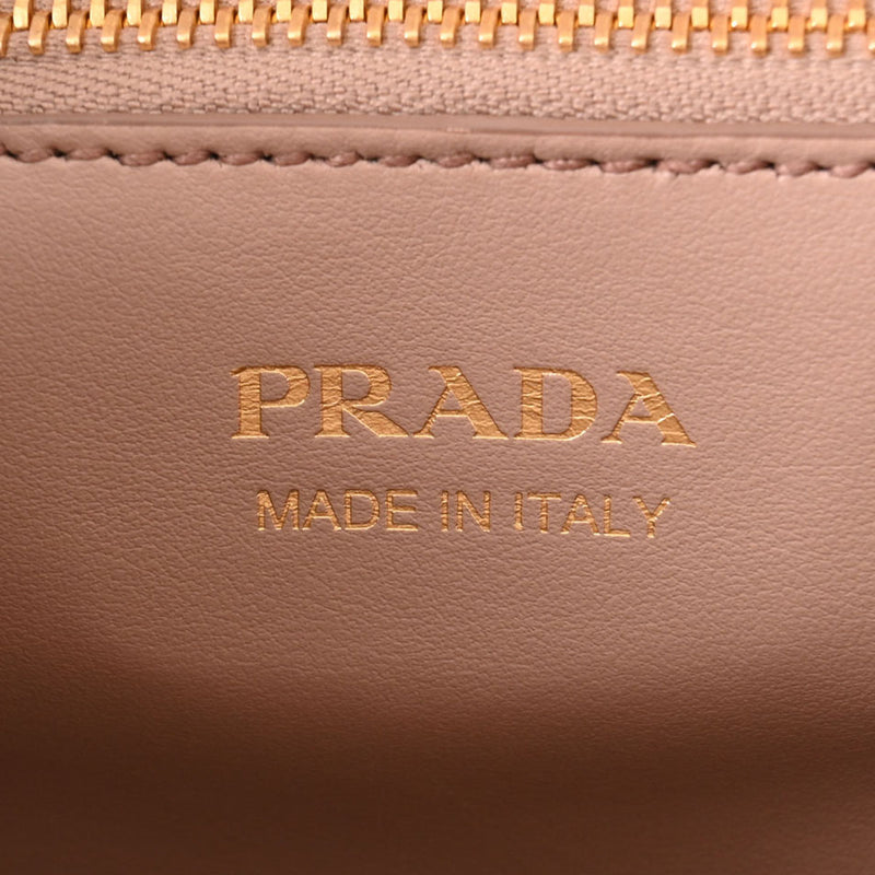 PRADA プラダ 2WAYバッグ ベージュ ゴールド金具 1BA155 レディース サフィアーノ ハンドバッグ Aランク 中古 銀蔵