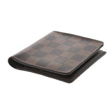 LOUIS VUITTON ルイヴィトン ダミエ ポルトビエ6カルトクレディ ブラウン N61666 レディース ダミエキャンバス 札入れ Aランク 中古 銀蔵
