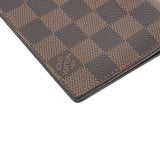 LOUIS VUITTON ルイヴィトン ダミエ ポルトビエ6カルトクレディ ブラウン N61666 レディース ダミエキャンバス 札入れ Aランク 中古 銀蔵