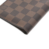 LOUIS VUITTON ルイヴィトン ダミエ ポルトビエ6カルトクレディ ブラウン N61666 レディース ダミエキャンバス 札入れ Aランク 中古 銀蔵