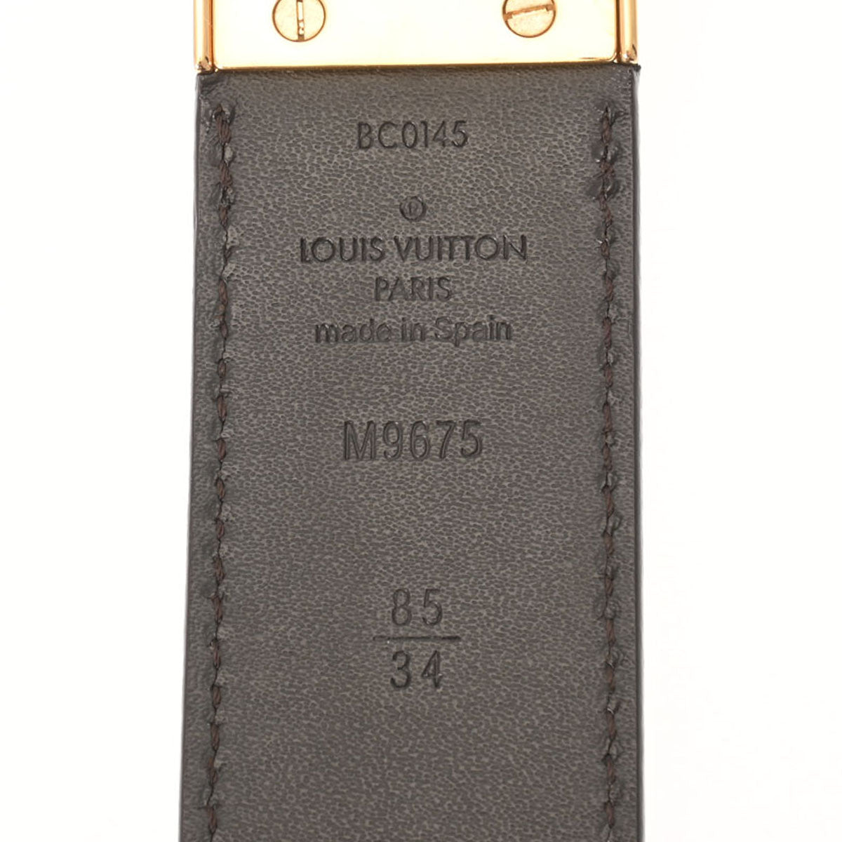 ルイヴィトンサンチュール ボストン 85cm リバーシブル 43035 ブラウン ゴールド金具 メンズ レザー ベルト M9675 LOUIS  VUITTON 中古 – 銀蔵オンライン