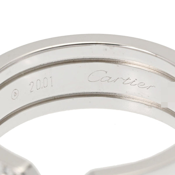 CARTIER カルティエ C2 ダイヤ #53 シルバー - 12.5号 メンズ K18ホワイトゴールド リング・指輪 Aランク 中古 銀蔵