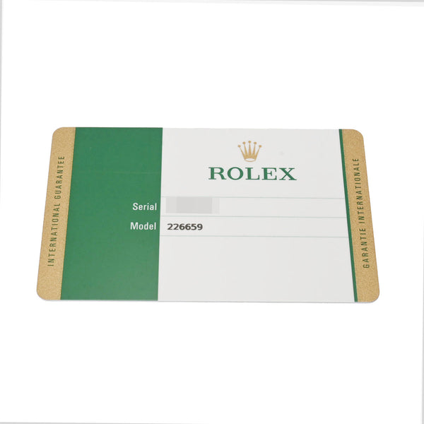 ROLEX ロレックス ヨットマスター 226659 メンズ WG/ラバー 腕時計 自動巻き ブラック文字盤 Aランク 中古 銀蔵