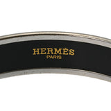 HERMES エルメス エマイユ PM バングル 七宝 白 レディース メタル ブレスレット Aランク 中古 銀蔵