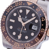 【現金特価】ROLEX ロレックス GMTマスター2 2023年10月 126711CHNR メンズ SS/エバーローズゴールド 腕時計 自動巻き 黒文字盤 未使用 銀蔵