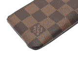 LOUIS VUITTON ルイヴィトン ダミエ ポシェットクレ  ブラウン N62658 ユニセックス ダミエキャンバス コインケース Aランク 中古 銀蔵