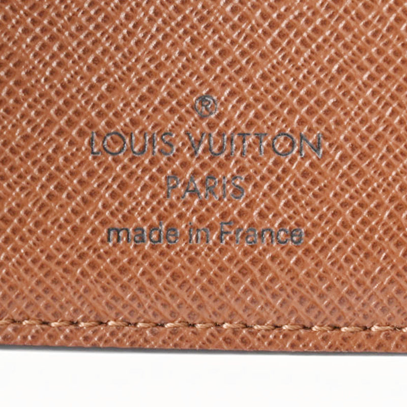 LOUIS VUITTON ルイヴィトン モノグラム ポルトフォイユ ミュルティプル  ブラウン M60895 メンズ モノグラムキャンバス 札入れ ABランク 中古 銀蔵