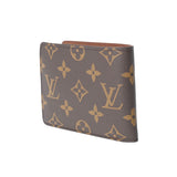 LOUIS VUITTON ルイヴィトン モノグラム ポルトフォイユ ミュルティプル  ブラウン M60895 メンズ モノグラムキャンバス 札入れ ABランク 中古 銀蔵