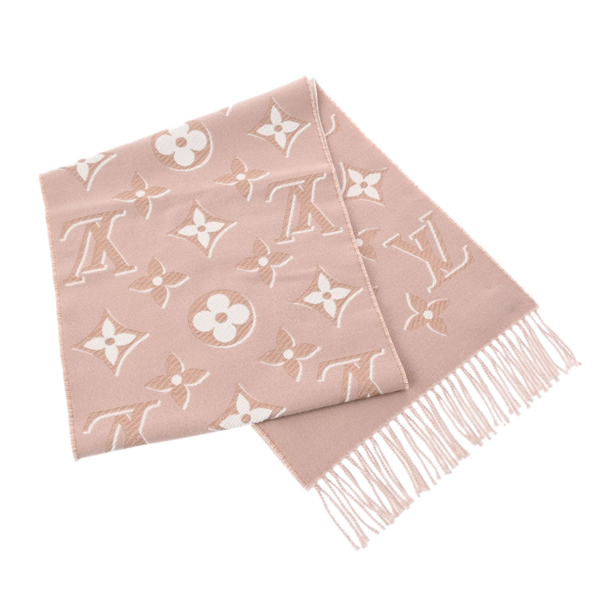 ルイヴィトンLVエセンシャルシャイン ローズ レディース マフラー