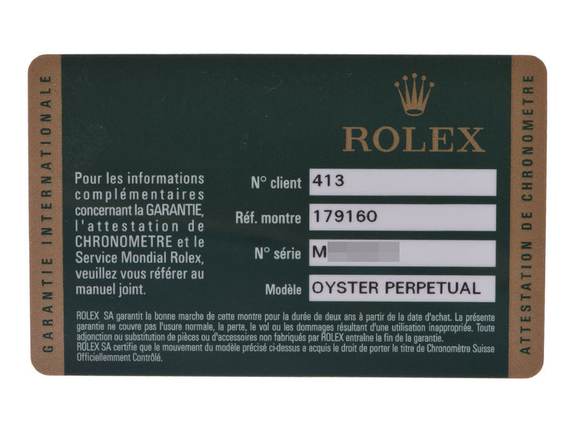 ロレックス デイトジャスト ピンクローマ文字盤 179160 M番 レディース SS 自動巻 時計 ROLEX ギャラ 中古 銀蔵