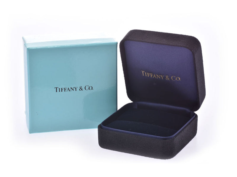 蒂芙尼,双橡胶心灵#12女士WG Diag 5.7g环A Rank美容TIFFANY&CO盒使用银器