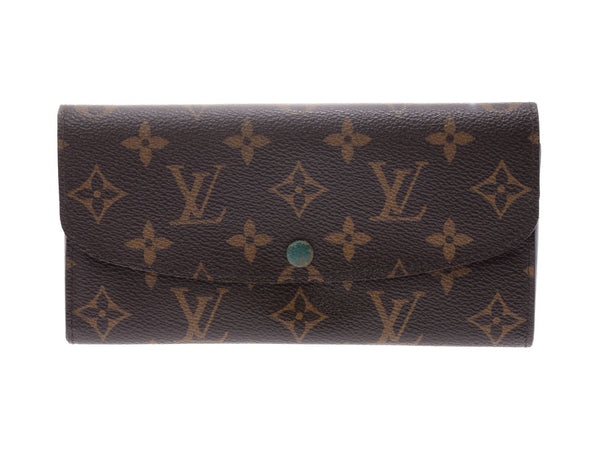 Louis Vuitton Monogram Portofeuille Emily Veil M60137 Women's Genuine Leather Long Wallet B Rank LOUIS VUITTON Used Ginzo