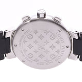 LOUIS VUITTON ルイヴィトン タンブール クロノ ラブリーカップ Q132C ボーイズ SS/ラバー 腕時計 クオーツ シェル文字盤 ABランク 中古 銀蔵