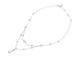 20.4 g of Bulgari Lucia necklace Lady's WG diamond pearl A rank beauty product BVLGARI used silver storehouse