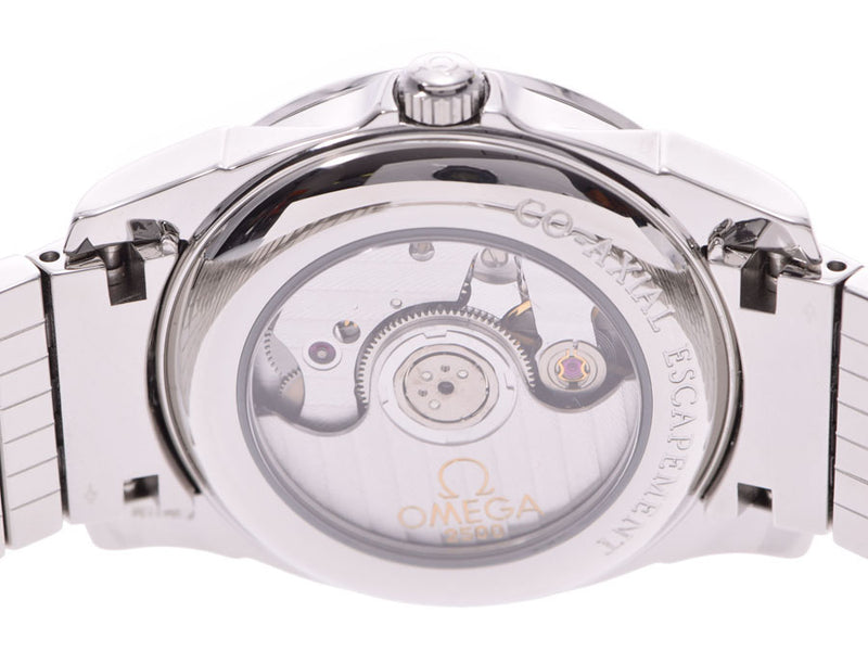 Omega Devil Co-Axial White Dial 4581.31 Back Scale Men's Ladies SS Automatic Watch A Rank Good Condition OMEGA Box Gala Used Ginzo