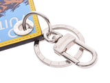 Louis Vuitton graphite Porto Clé LV Alps blue M63840 men's key ring a rank LOUIS VUITTON pre-owned silver stock