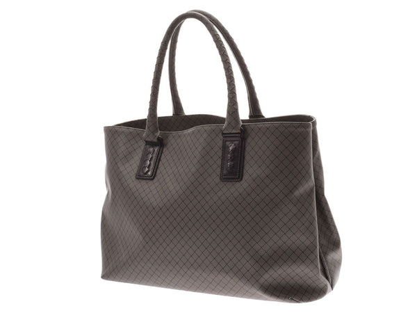 Bottega Veneta Marco Polo Tote Bag Greige Men's Women's PVC B Rank BOTTEGA VENETA Used Ginzo