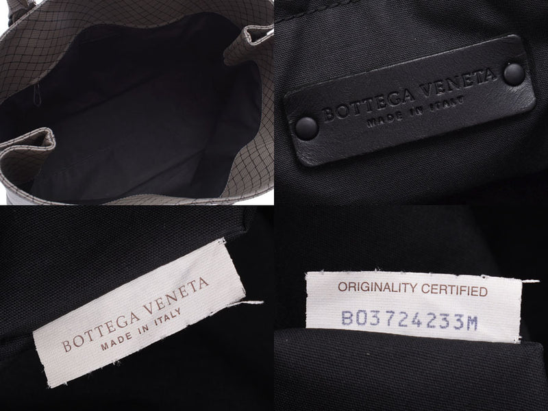 Bottega Veneta Marco Polo Tote Bag Greige Men's Women's PVC B Rank BOTTEGA VENETA Used Ginzo