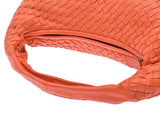 Bottega Veneta Veneta手提包中号Intrecciato橙色女士小羊皮AB Rank BOTTEGA VENETA二手Ginzo