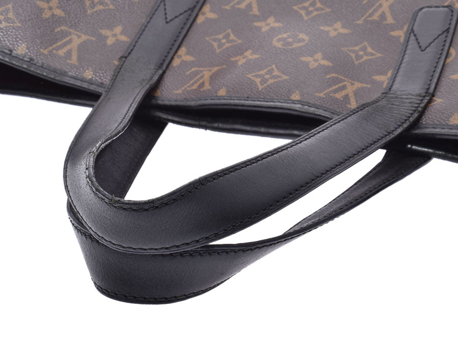 ルイヴィトン マカサー デイヴィス 黒/ブラウン M56708 メンズ 本革 2WAYトートバッグ Bランク LOUIS VUITTON 中 –  銀蔵オンライン