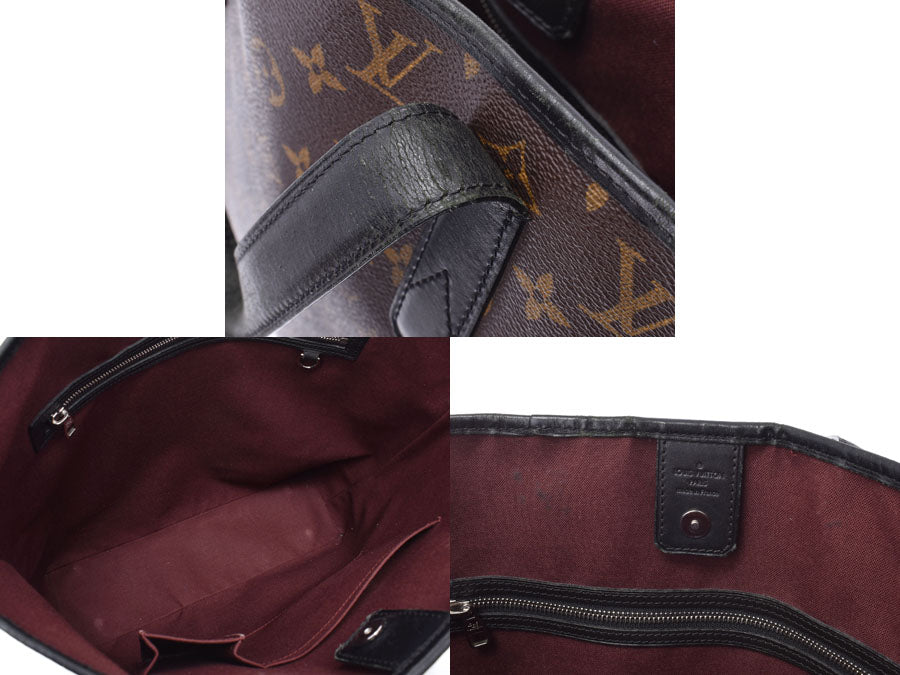 ルイヴィトン マカサー デイヴィス 黒/ブラウン M56708 メンズ 本革 2WAYトートバッグ Bランク LOUIS VUITTON 中 –  銀蔵オンライン