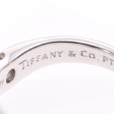 TIFFANY&Co. ティファニーカーブドバンドリング 
 レディース Pt950プラチナ 1Pダイヤ リング・指輪
 11号 
 中古