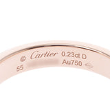 CARTIER カルティエ ラブソリテールリング 1Pダイヤ0.23ct #55 15号 ユニセックス K18YG リング・指輪 Aランク 中古 銀蔵