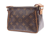 Louis Vuitton Monogram Vivasite PM Brown M51165 Women's Genuine Leather Shoulder Bag AB Rank LOUIS VUITTON Used Ginzo