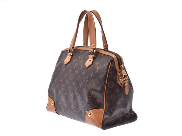 Louis Vuitton, Monogram, GM, and GM Brown M40324 Ladies, leather handbag, B rank LOUIS VUITTON straps, used silver storehouse.