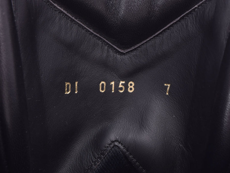 Louis Vuitton outrade line Lace Up Boots Black Size 7 men's Monogram glaze canvas