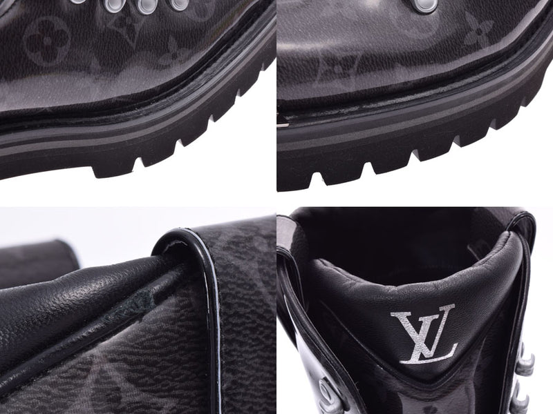 Louis Vuitton Outland Line Race Up Boots Black Size 7 Men's