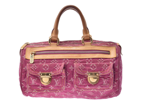Louis Vuitton Denim Neo Speedy Pink M95214 Ladies Handbag B Rank LOUIS VUITTON Used Ginzo